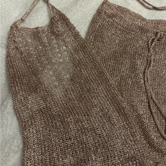 Metallic Knit 2-Piece Set (Top + Skirt) ✨ Size S/M - Picture 2 of 9